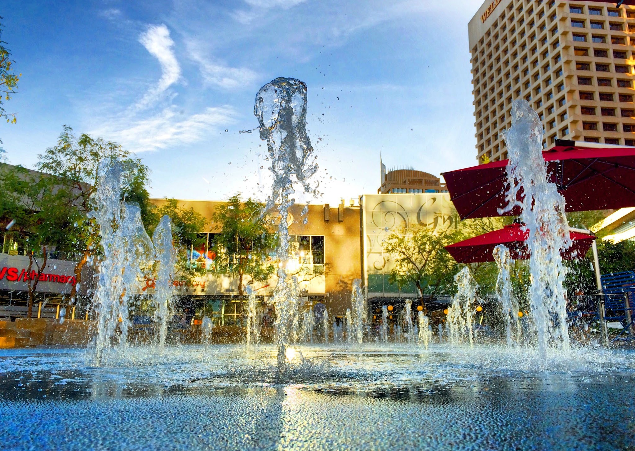 Patriots Park Splash Pad - CityScape - Downtown Phoenix AZ